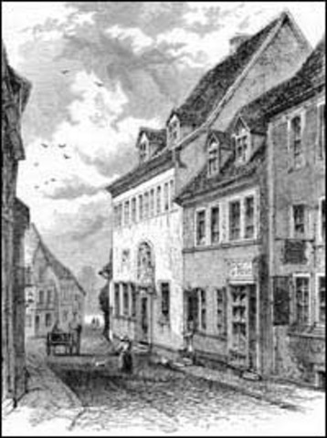 The birth of Martin Luther