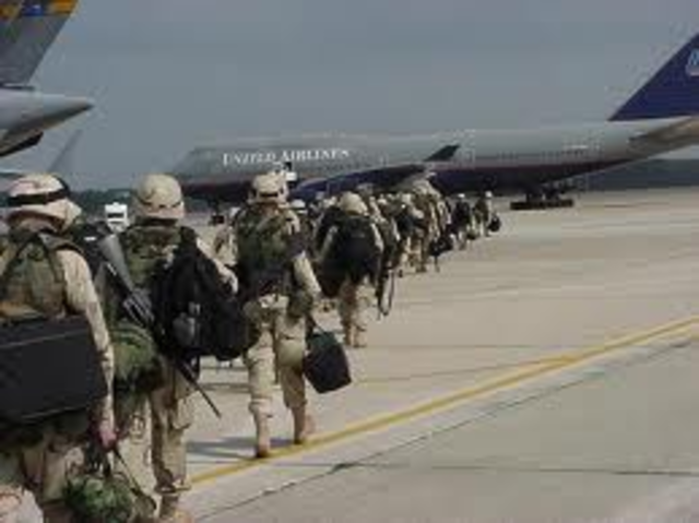 Obama approoves troops.