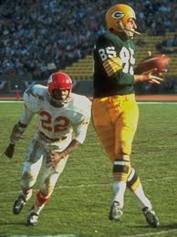 The first Super Bowl is played.