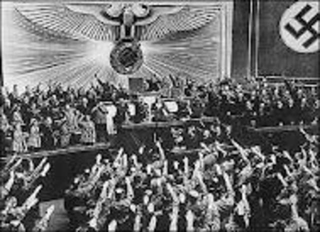 Adolf Hitler is elected as Chancellor by President Hindenburg