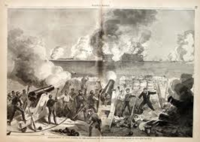 The Battle at Fort Sumter