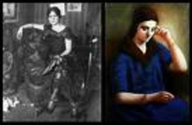 he got marrid on 1918 to Olga Khakhlova