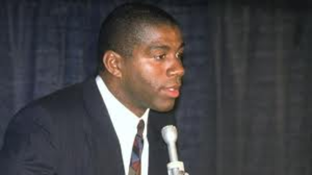 Magic Johnson retires due to HIV positive