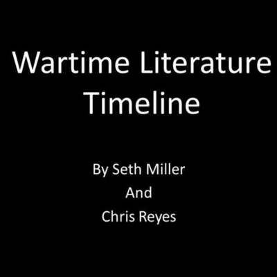 Timeline: Wartime Literature