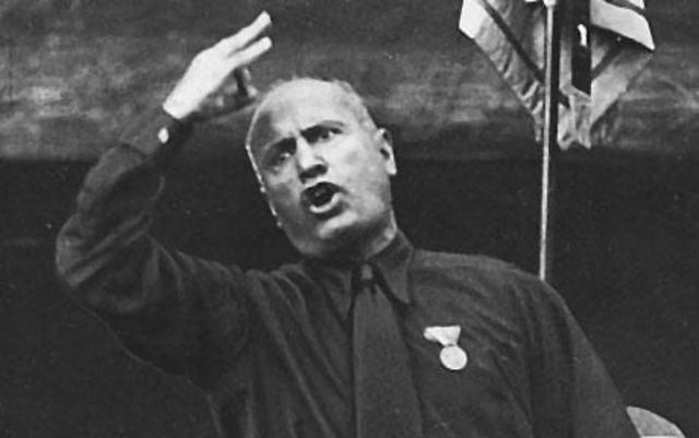 Mussolini in Trouble
