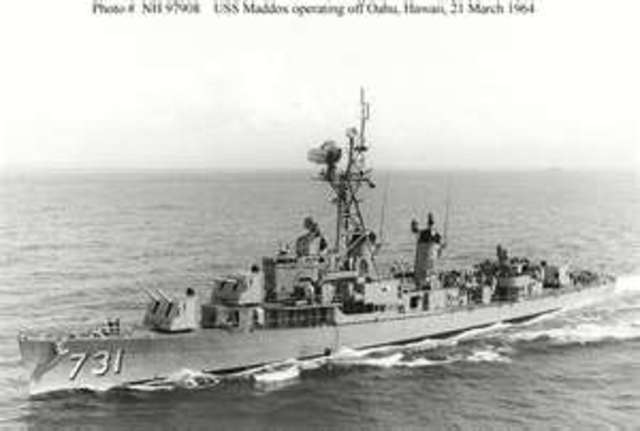 USS MADDOX ATTACKED