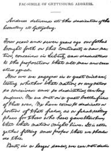 The Gettysburg Address