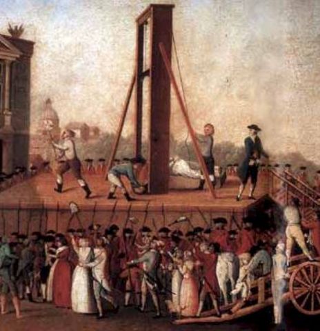 Louis XIV Sentanced to the guillotine