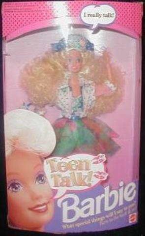 First talking Barbie