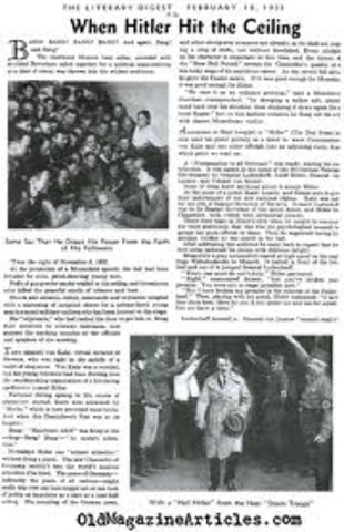 1923 Beer Hall Putsch