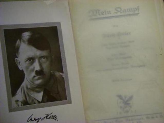 writes Mein Kampf