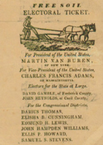 The Free Soil Party forms