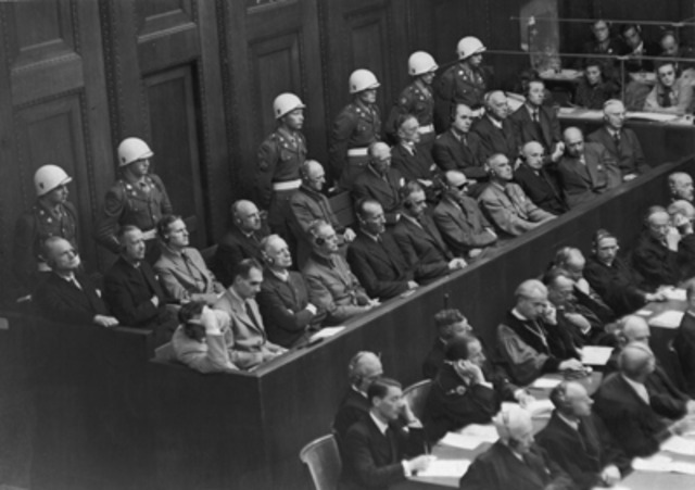 Nuremberg war trial began