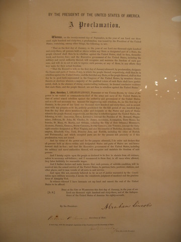 Emancipation Proclamation