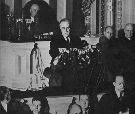 United States Declares War on Japan