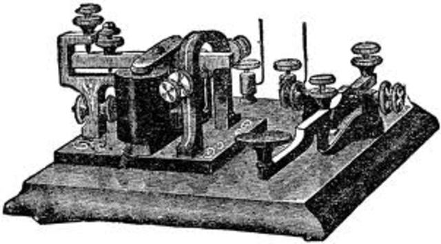 First telegraph is sent