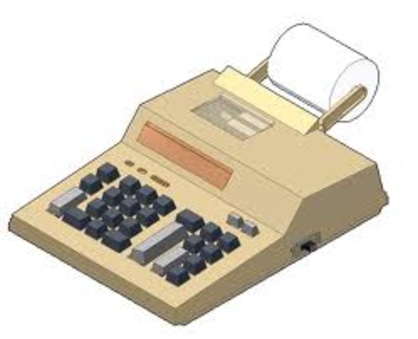 First printing calculator is invented