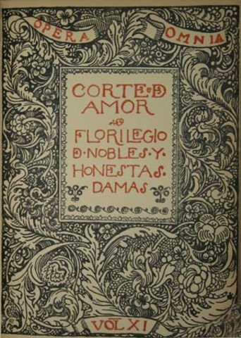 Corte de amor. Florilegio de honestas y nobles damas