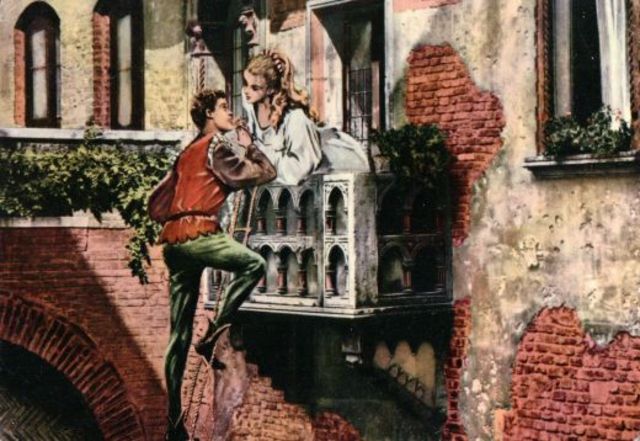 Romeo and Juliet profess their love.