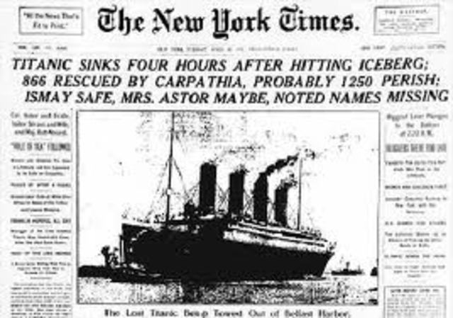 71. Titanic Sinks