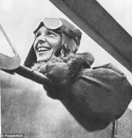 81. Amelia Earheart Flies Solo Across Atlantic
