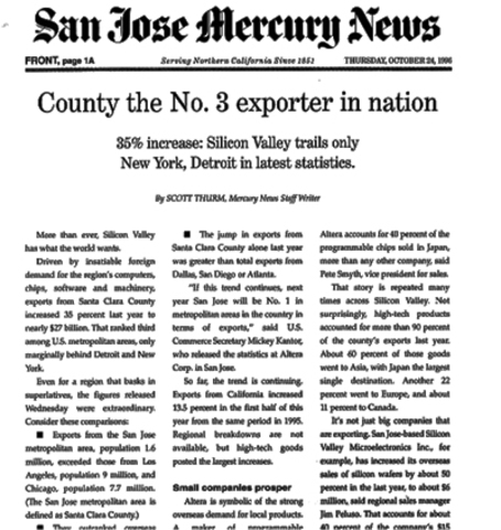 San Jose Mercury Center pionero en la fotografia