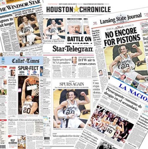 El 90% de los periódicos de EU esta en Internet.