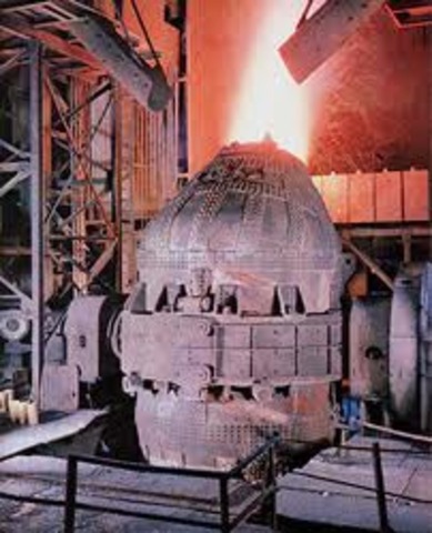 bessemer process enables mass production of steel