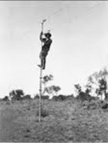 overland telagraph connects austraila to asia