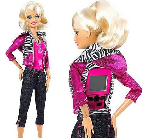 video camera barbie
