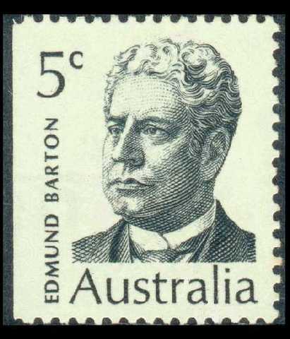 first Prime Minister Sir Edmund Barton