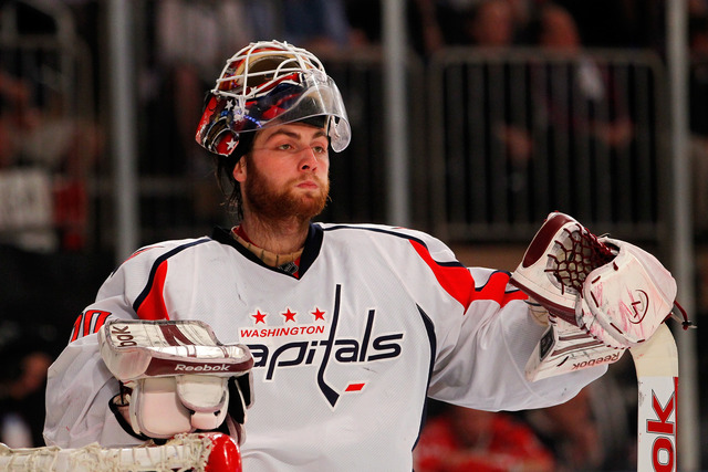 Holtby records first career playoff victory