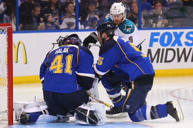 Halak and Elliot combine to shutout Sharks