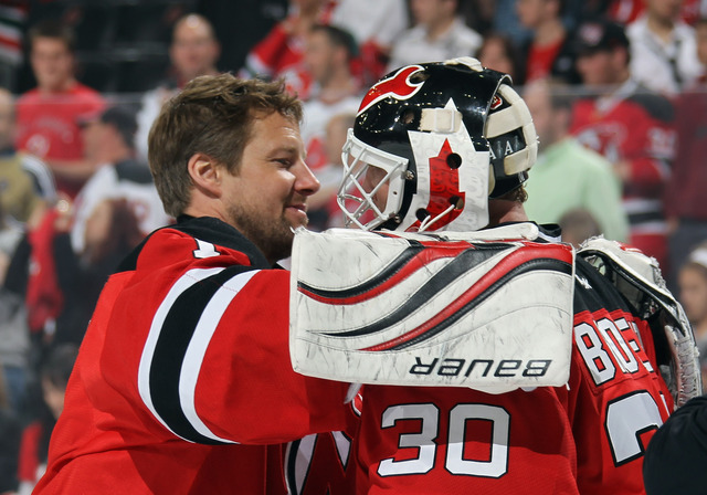 Brodeur sets playoff record for shutouts