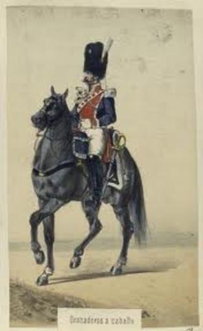 San Martín crea los Granaderos a Caballo