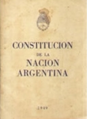 Sanción de la Constitución Nacional