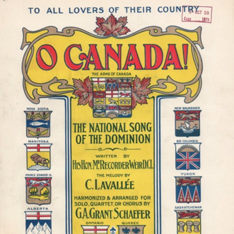 O Canada becomes the National Anthem