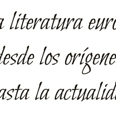 Timeline: La literatura europeoa