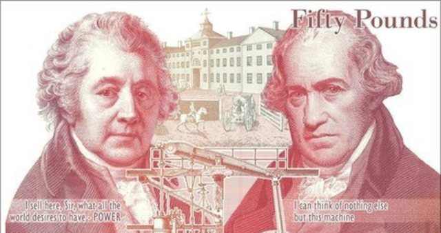 James Watt y Matthew Boulton