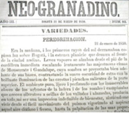 La imprenta El Neogranadin