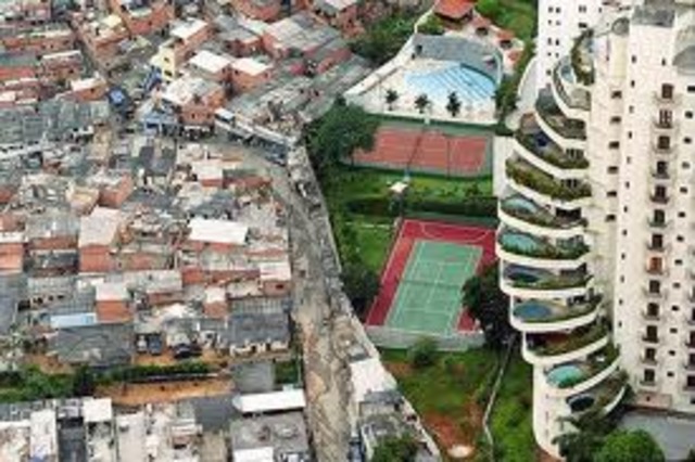 Contrast between Wealthy and Poverty