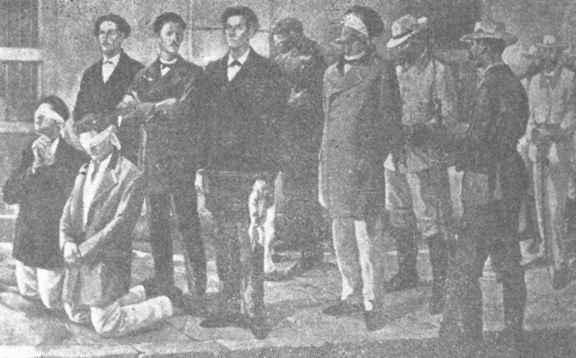 Fusilamiento de los estudiantes de medicina en La Habana.