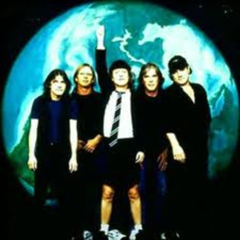 Rock band AC/DC win their first ever Grammy Award