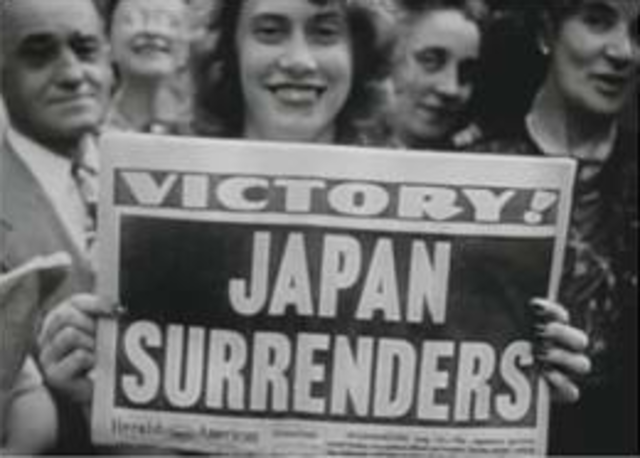 Japan surrenders