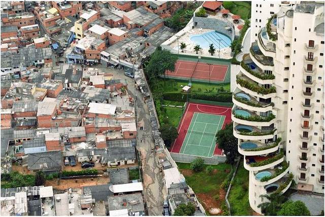 The Contrast between Wealth and Poverty