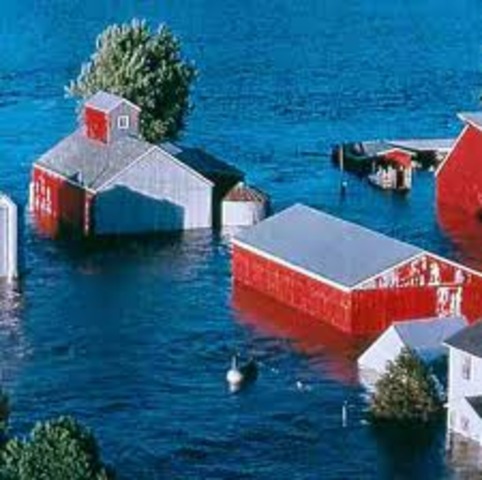 Great Mississippi and Missouri Rivers Flood