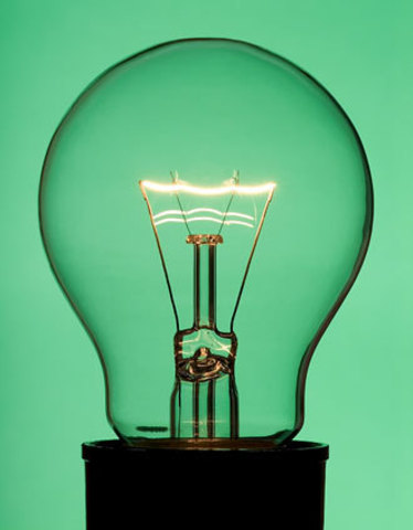 First light bulb invented