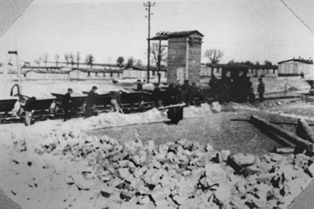 Russian troops liberate the first concentration camp, at Majdanek.