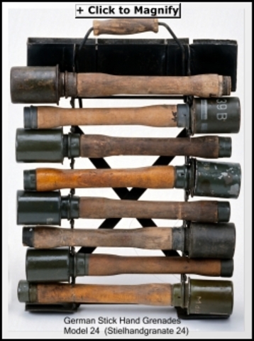 German Stick Hand Grenade