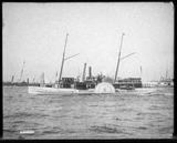 Robert Fulton built the first paddle-wheel steamboat called “The Clermont”’